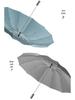 Baodini Windproof Extra Large Reverse Umbrella with Reflective Trim for Three People