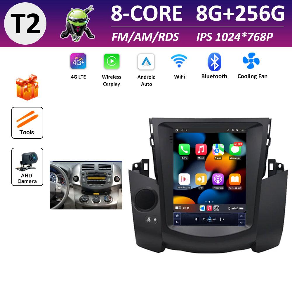 For Toyota RAV4 2009 2010 2011 2012 Car Video Radio Multimedia Player DSP Stereo Android OS IPS Touch Screen GPS Navi Head Unit