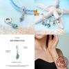 Real Copper Charms Summer Oceans Pendant Fit Original Bracelet Making Woman Jewelry Diy Gift