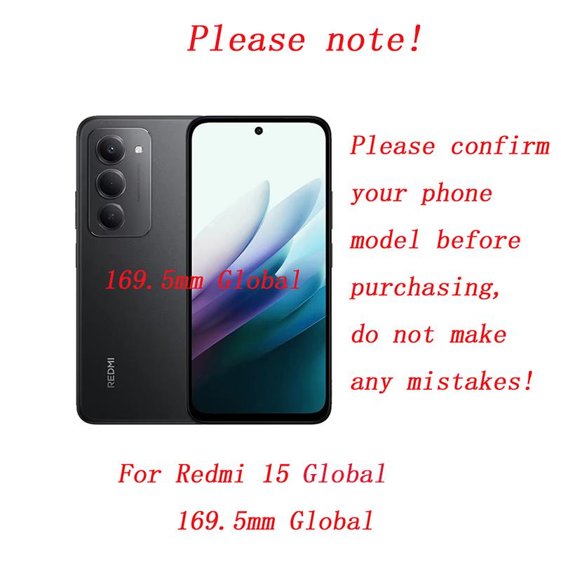 Light Luxury SheePskin Phone Case For Redmi 15 4G 5G 169mm Global With Magnetic Suction Phone Case
