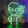 ENUOLI Neon Neon Neon Wall Birthday Game USB or Battery Powered Sign, Light, Tube, Alien, Mount, Gift, Bar, Room,