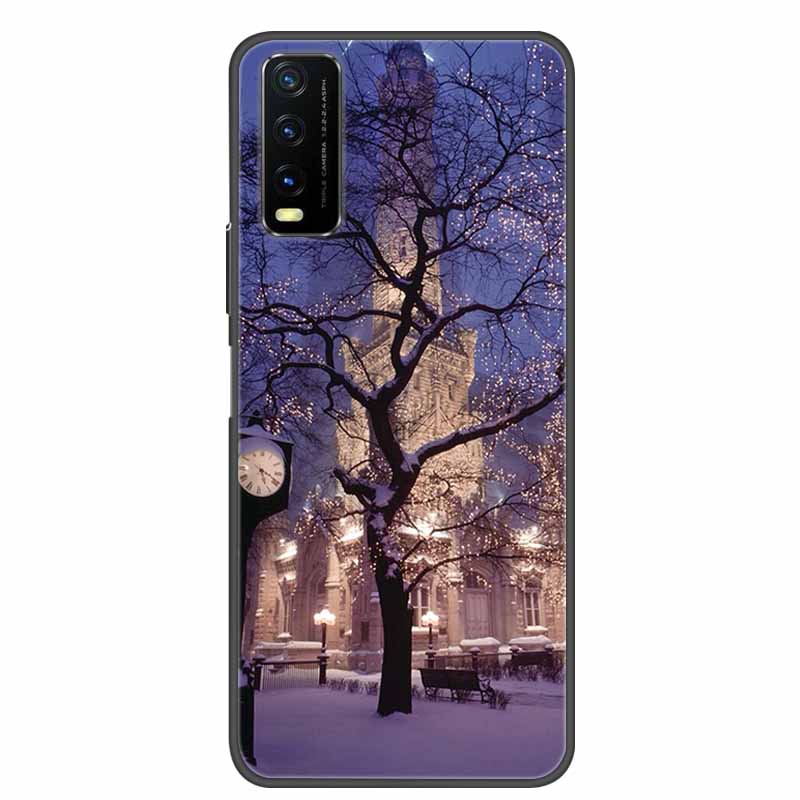 For Vivo Y20 Case Marble Soft Silicone Back Case for Vivo Y20S Y20 S Y 20i Phone Cover for Vivo V2027 Y20i Coque Funda Bag