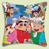 Cartoon Throw Pillow Covers Living Room Decoration Printed Sofa Cushion Cover Polyester Soft Pillowcase