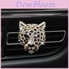 Neuer Leopard Auto-Lüftungsschlitz Parfüm Aromatherapie Clip Mit Diamant Leopardenkopf Personalisierte Auto-Innenraumdekoration