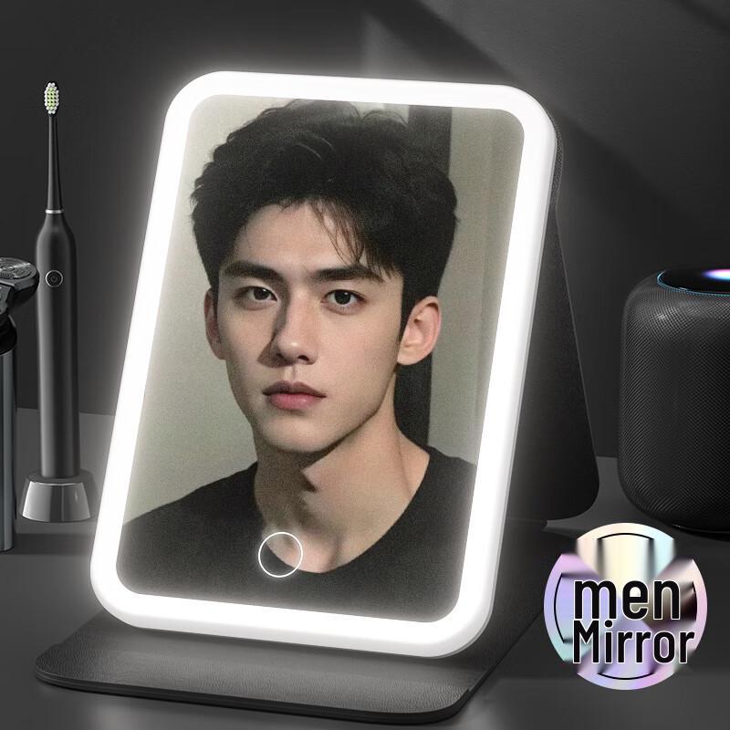 Men's Portable Folding Desktop Mirror