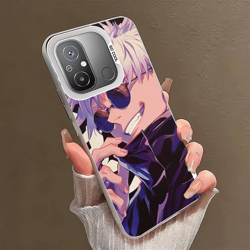 Anime Gojo Satoru JUJUSU Soft Phone Case for Xiaomi Redmi 15C 15 14C 13C 12C Poco X5 X6 X7 Pro X3 F8 F7 Ultra M8 13 12 Cover Bac