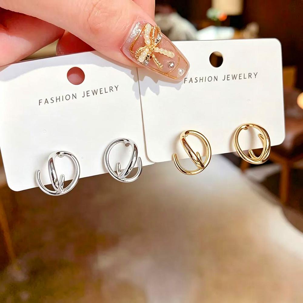 European & American Geometric Earrings: Chic, Versatile, and Elegant Everyday Jewelry for Women