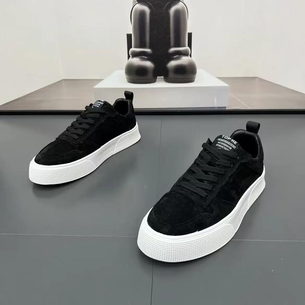 Spring Autumn New Luxury Men's Shoes Thick soled Raised Casual Board Shoes Soft soled Comfortable Breathable Running Sneakers