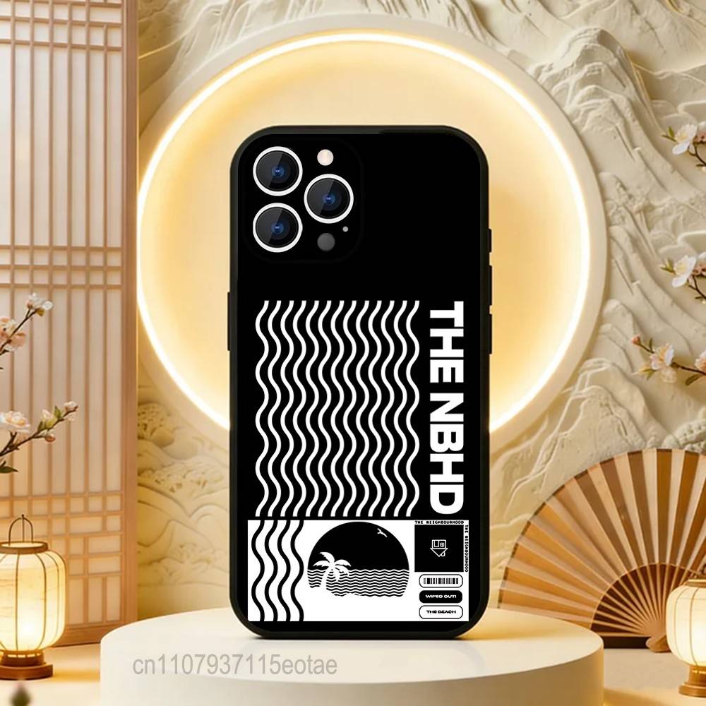 Band The N-Neighborhood NBHD Phone Case For iPhone 17,16,15,14,13,12,11,Pro,Max,Plus,E,Air,Mini Protective Black Cover
