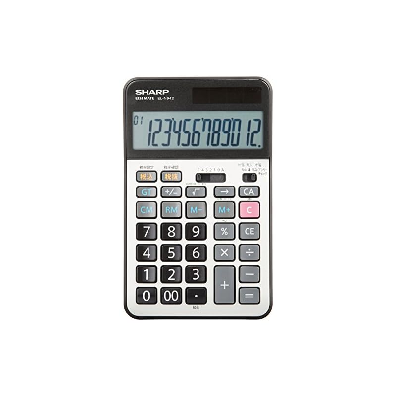 Sharp Business Calculator, Nice Size Type EL-N942-X