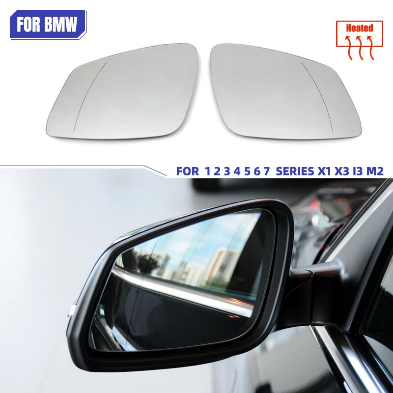 For BMW F01 F02 F04 F07 F10 F11 F13 I3 F20 F30 F46 2007- 2015 Left Right Side Wing Mirror Glass Heated Rear View