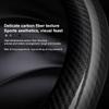 Universal Car Steering Wheel Cover Ventilate Carbon Fiber Leather Three-dimensional Anti Slip For BMW E39 E46 F10 F15 F20 X2 X4