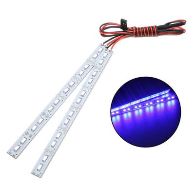 SHEAWA RC Auto Světla LED Lampy 24 Kusů Spodní Světla Pevný Hliník Modifikace Univerzální Díly Kompatibilní s RC Auty Kyosho KYOSHO a Tamiya