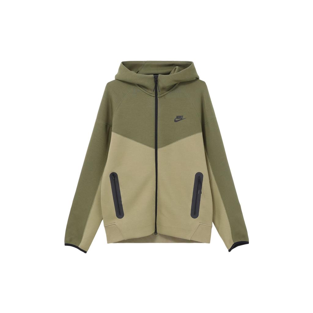 Nike Tech Fleece Windrunner Hoodie Men Tops Olive-Green FB7922-276