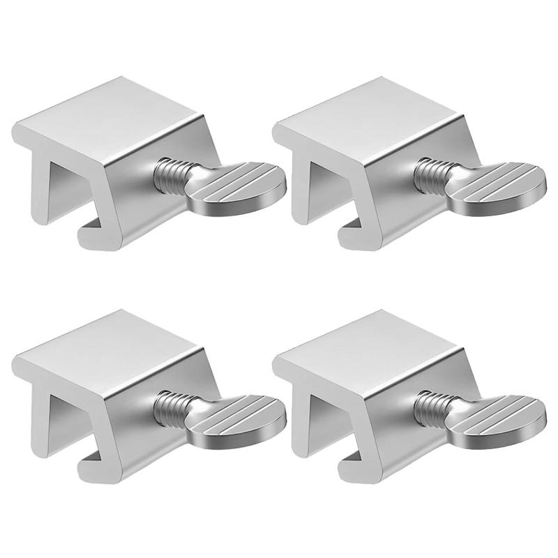 Adjustable Security Window Lock Aluminum Alloy Door Frame Safety Lock Free Punch Window Limit Stop Locks for Child Home Bedroom