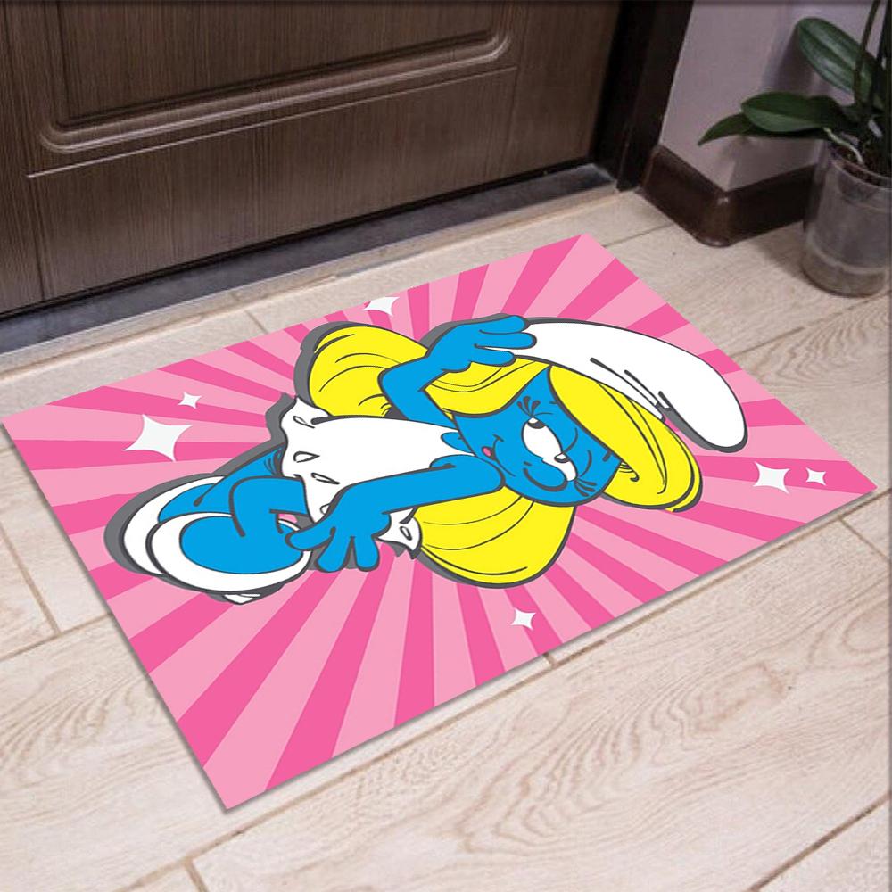 The Smurfs Printed Carpet,Rug,for Office Chair Living Room Bedroom Kitchen Room Decor Gifts.