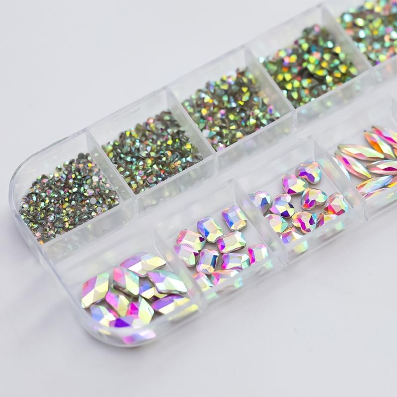 Nail Charms Multi Shapes Nail Rhinestones Charms Nail Gems Nail Art Decorations