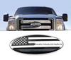 Emblemat samochodowy z flagą amerykańską dla Ford F150/F250: Przód, Tył i Grill