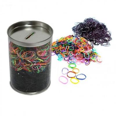 Mini Popular Tough Hair Band, About 1000 Points, Canned Accessory