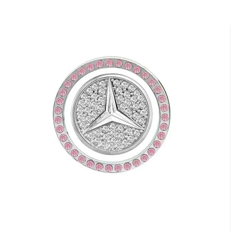 Diamond Car Decor One Click Start Button Engine Start Stop Switch Button Cover for Mercedes Benz W211 W204 W210 W203 CLA GLA ab1