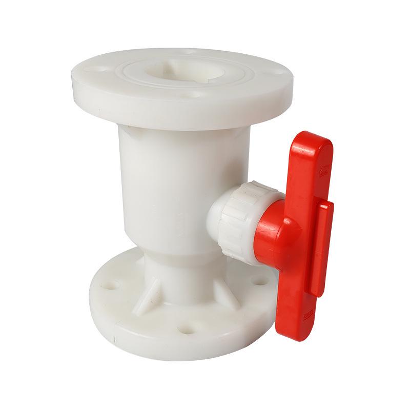 Q41F-10F Flanged PVDF Ball Valve, Integral Design, Sizes DN40-100