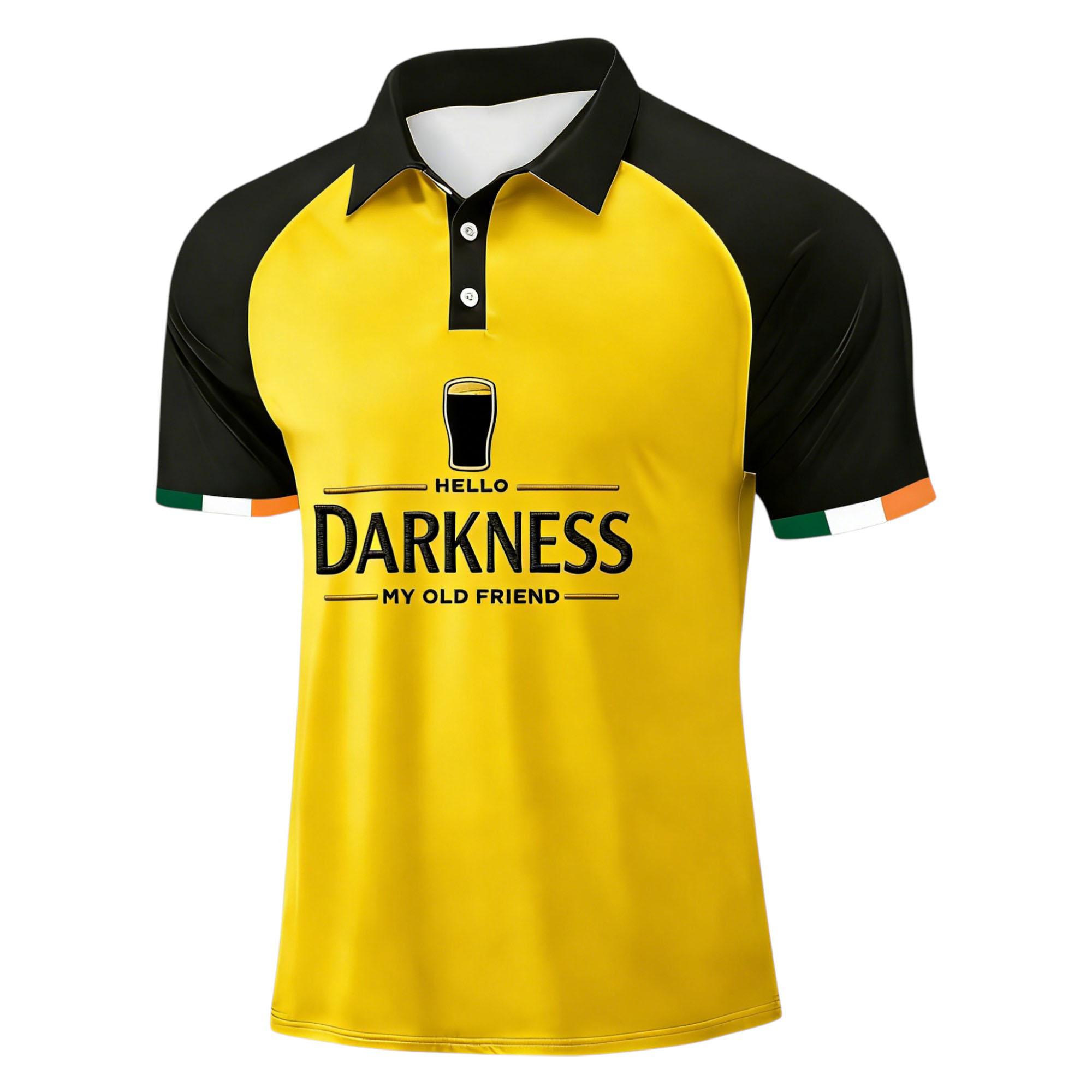 

Men s Casual Button-Down Collar Short-Sleeve Shirt XL жовтий