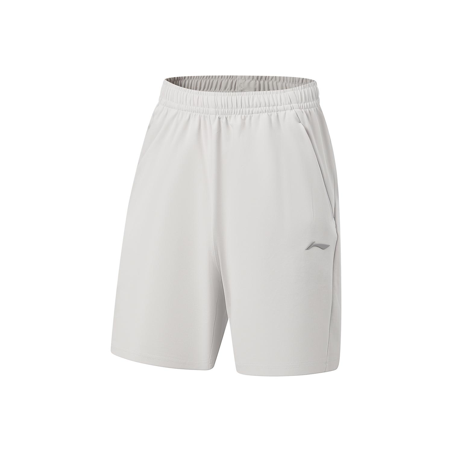 Li-Ning Comfortable Solid Color Sports Shorts Men bottoms AKYW065-3 S