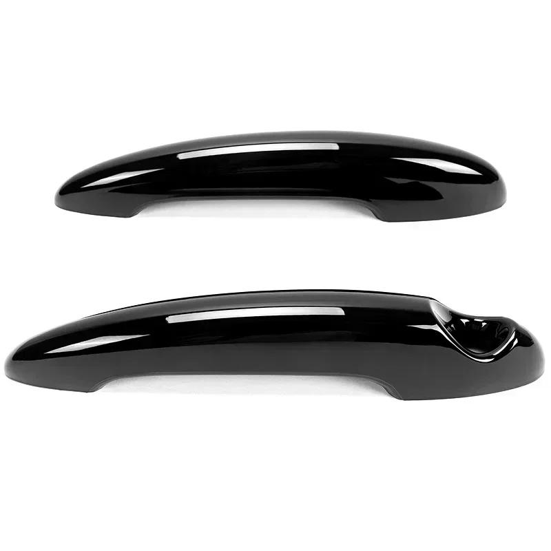 2Pcs/Set Car Door Handle Cover Stickers Fit For MINI Cooper R50 R52 R53 R55 R56 2001-2013 Car Accessories Door Handle Trim Cover