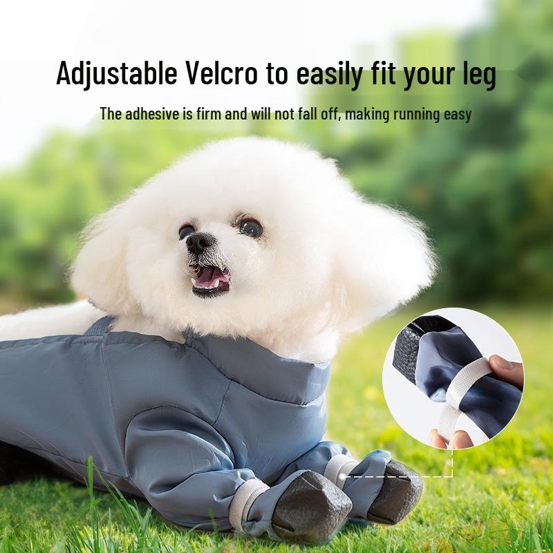 Waterproof Dog Pants with Belly & Feet Cover - Dustproof & Dirtproof for Outdoor Use