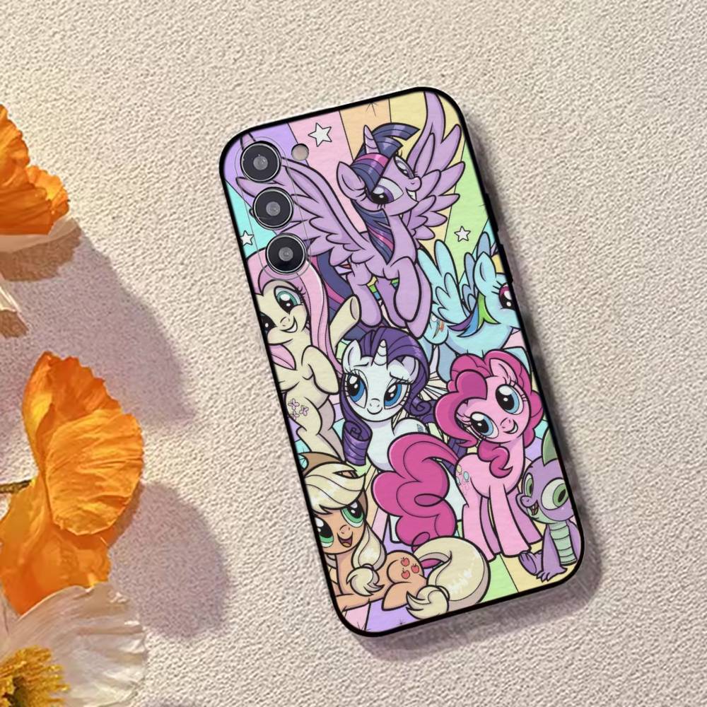 Cartoon My Little P-Ponys Phone Case Silicone Soft For Samsung Galaxy A73,A72,A71,A70,A53,A52,A51