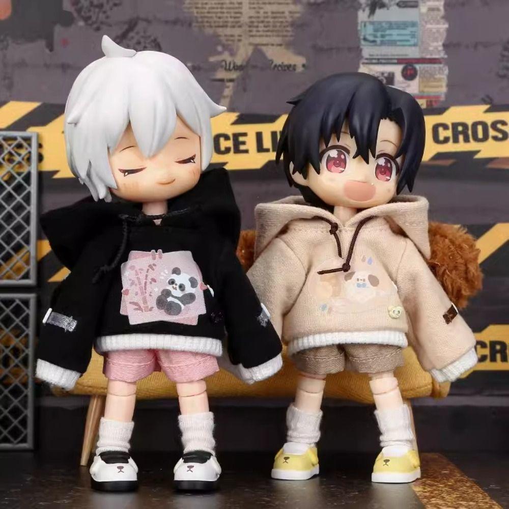 

Аксессуары для кукол, мультяшное пальто, наряды для кукол ручной работы, куртка, 1/11 куклы OB11/1/12 куклы BJD