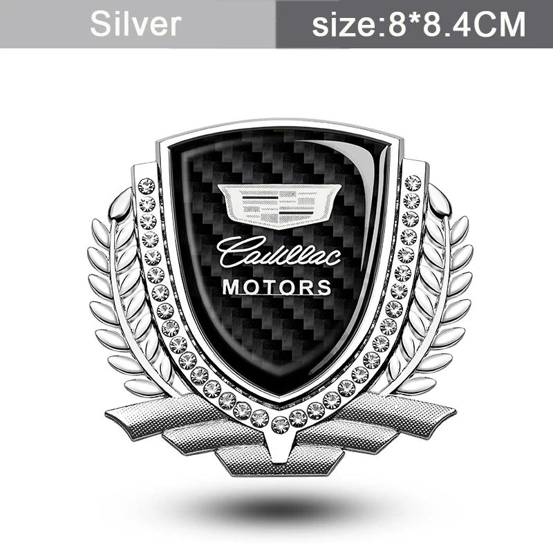 Cadillac Logo Car Sticker Badge for Seville XT4 CT4 CT5 ATS SLR STS EXT CTS Escalade Coupe Auto Side Emblem Exterior Accessories