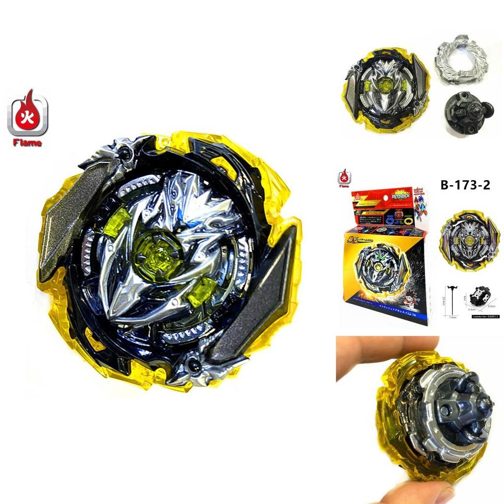 Beyblade Burst Superking B-173-02 Infinite Achilles 7 Loop 1d Shield With Launcher