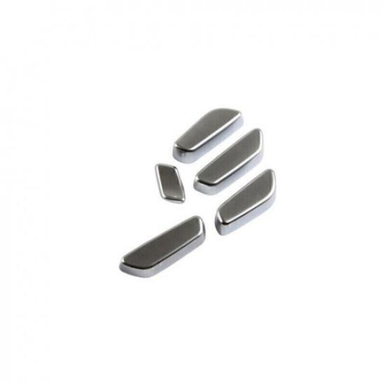 For Mazda 6 Atenza 2014-2015 Matte Silver Power Seat Control Button Cover Trim