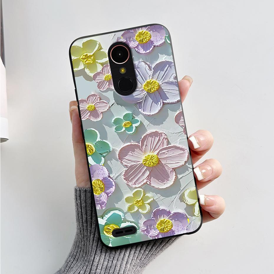 Case For LG K10 2017 X400 M250N /K20 Plus 5.3" Stylish Pattern Silicone Soft Phone Back Cover For LG K10 2017 Cases Bumper Coque