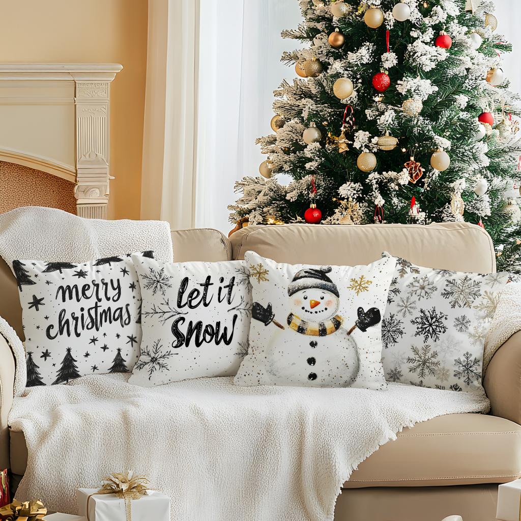 Christmas tree Cushions Pillowcase Polyester Cushion Cover Throw Pillow Sofa Decoration Pillowcover Home Decor