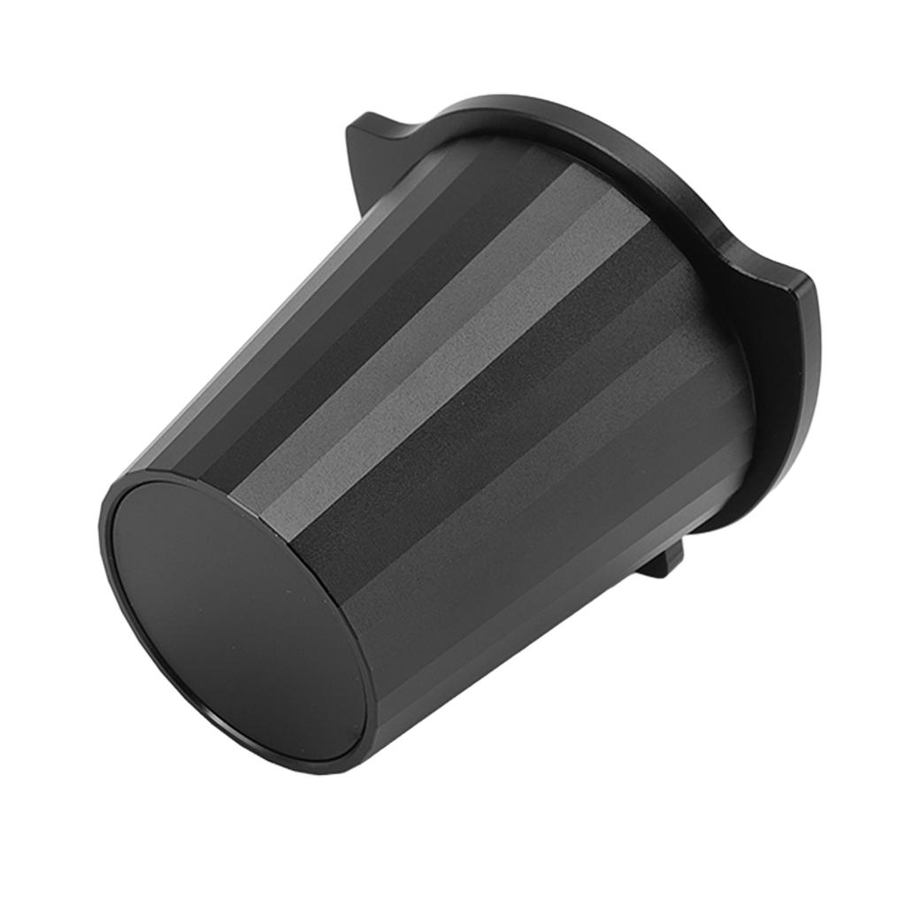 54mm Kaffeedosierbecher Aluminiumlegierung Portafilter Dosierbecher für Kaffeemaschine Schwarz