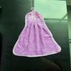 3pcs Coral Velvet Bathroom Supplies Soft Hand Towel Absorbent Cloth Dishcloths Hanging Cloth Kitchen Accessories 30*38cm