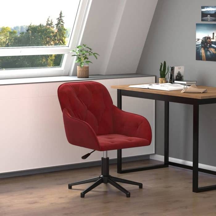 VidaXL Chaise Pivotante de Bureau Chaise d'Ordinateur Fauteuil Pivotant de Bureau Siège de Bureau Meuble de Bureau Intérieur 344861