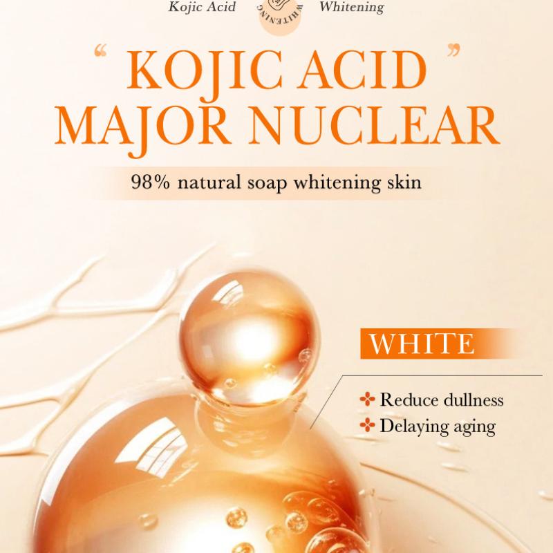 Kojisäure Aufhellende Seife 100g SADOER Reinigende Badereinigung Handgemachte Seife