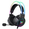 X15 Pro Mikrofonlu Oyun Kulaklığı, RGB Alüminyum Çerçeveli 3,5 mm Hafif Kulaklık, PS4 PS5 Xbox One PC Cep Telefonu için Surround Ses