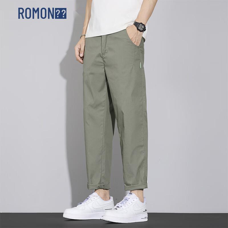 

ROMON Men s Straight-Leg Casual Pants 34