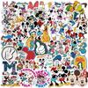 Disney Cartoon New Mickey, Stitch, Spider-Man, Princess Sticker Roll, Collage, Tattoo Sticker