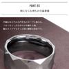 [Shinjuku Gin no Kura] Multi-faceted Tungsten Ring, Sizes 17-23 (Size 21), Men's, Simple, Chunky