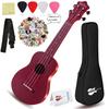 21-inch Soprano Kids Ukulele, Musical Instrument, Gift Set with Gig Bag, Strap, Songbook, Picks, and Polishing Cloth for Beginners, Adults, and Kids (