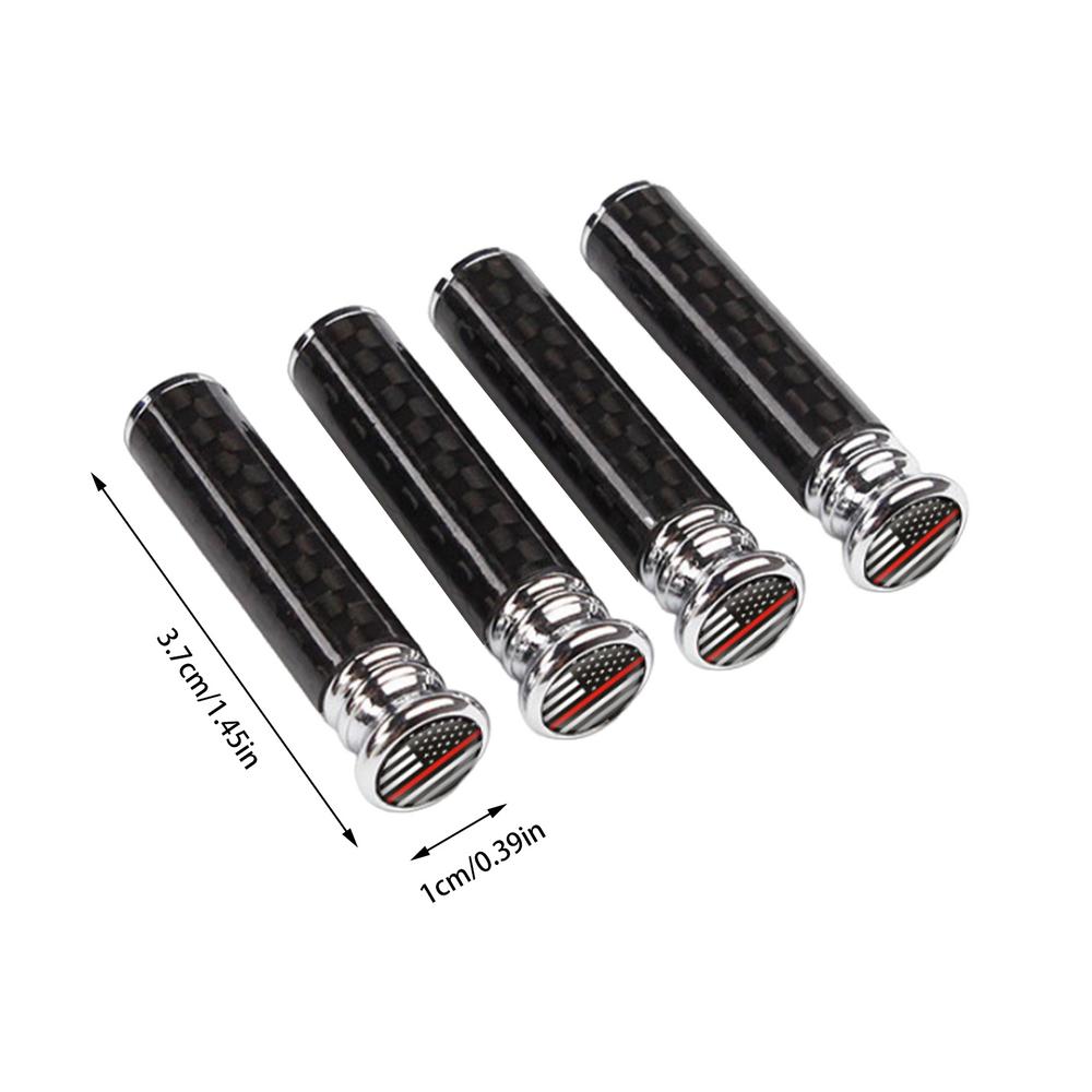 

Door Lock Knobs For Vehicles Carbon Fiber Decorative Safety Bolt Cover 1.46 X 0.39 Inches Automotive Car Door Lock Knobs For