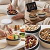 Smooth Nut Serving Bowl With Cover Fruit Bowl Easy To  Clean Storage  Container  Snack Storage