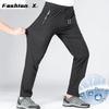 5XL High Stretch Outdoor Sport Hiking Pants Men Zipper Pockets Trousers Men Summer Thin Quick Dry Men's Pants Trekking Fishing