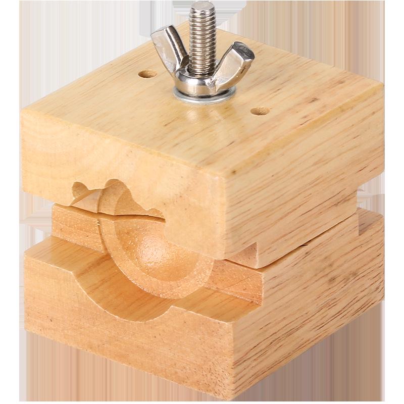 Adjustable Wooden Watch Repair Stand for Back Cover Fixing