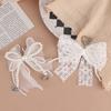 1 Pair Handmade Shoes Clip Decoration Pearl Lace Bead Chiffon Charm Bowknot Shoe Buckle Bag Pendant Shoe Accessories